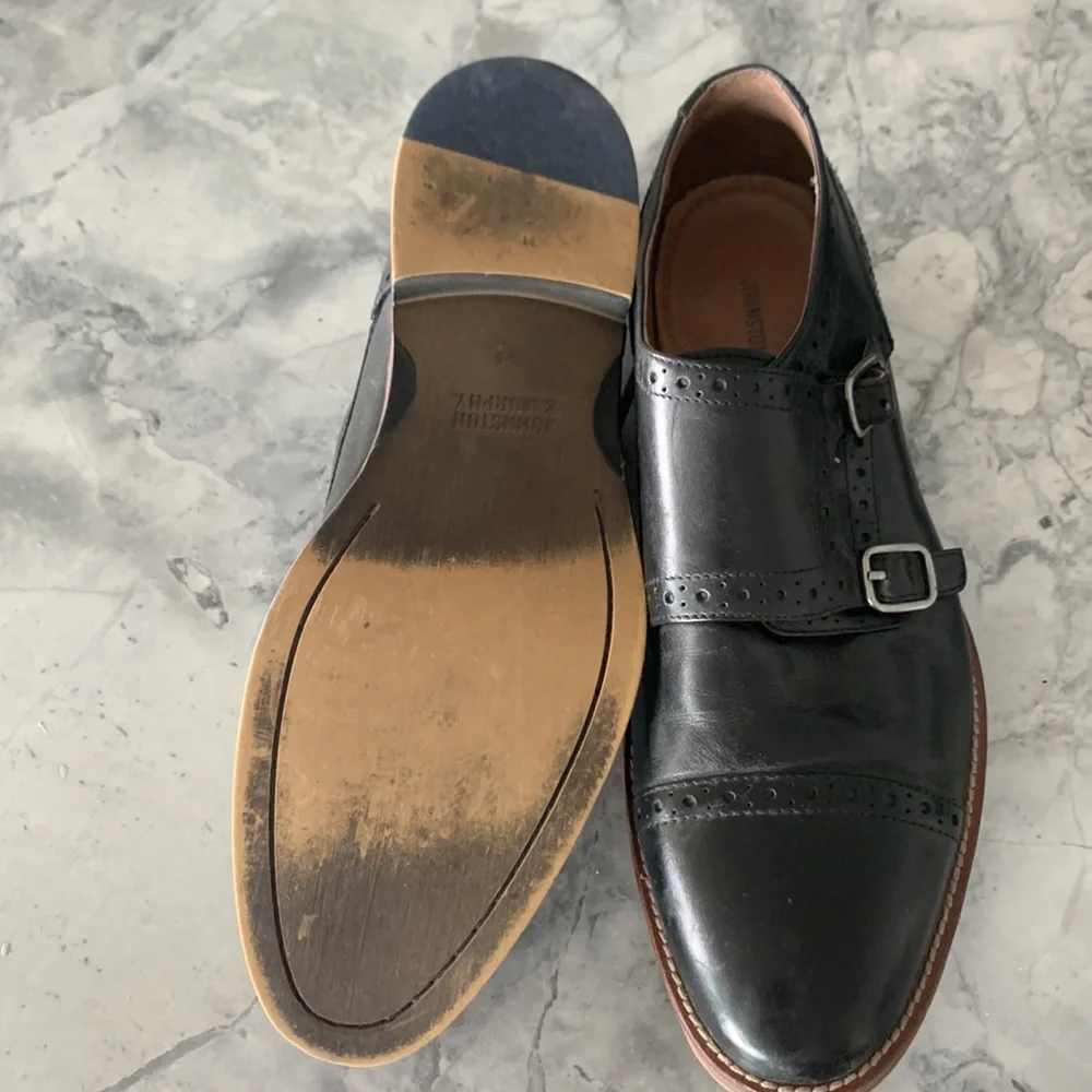 Johnston and Murphy leather loafers 9.5 - Picture 3 of 4